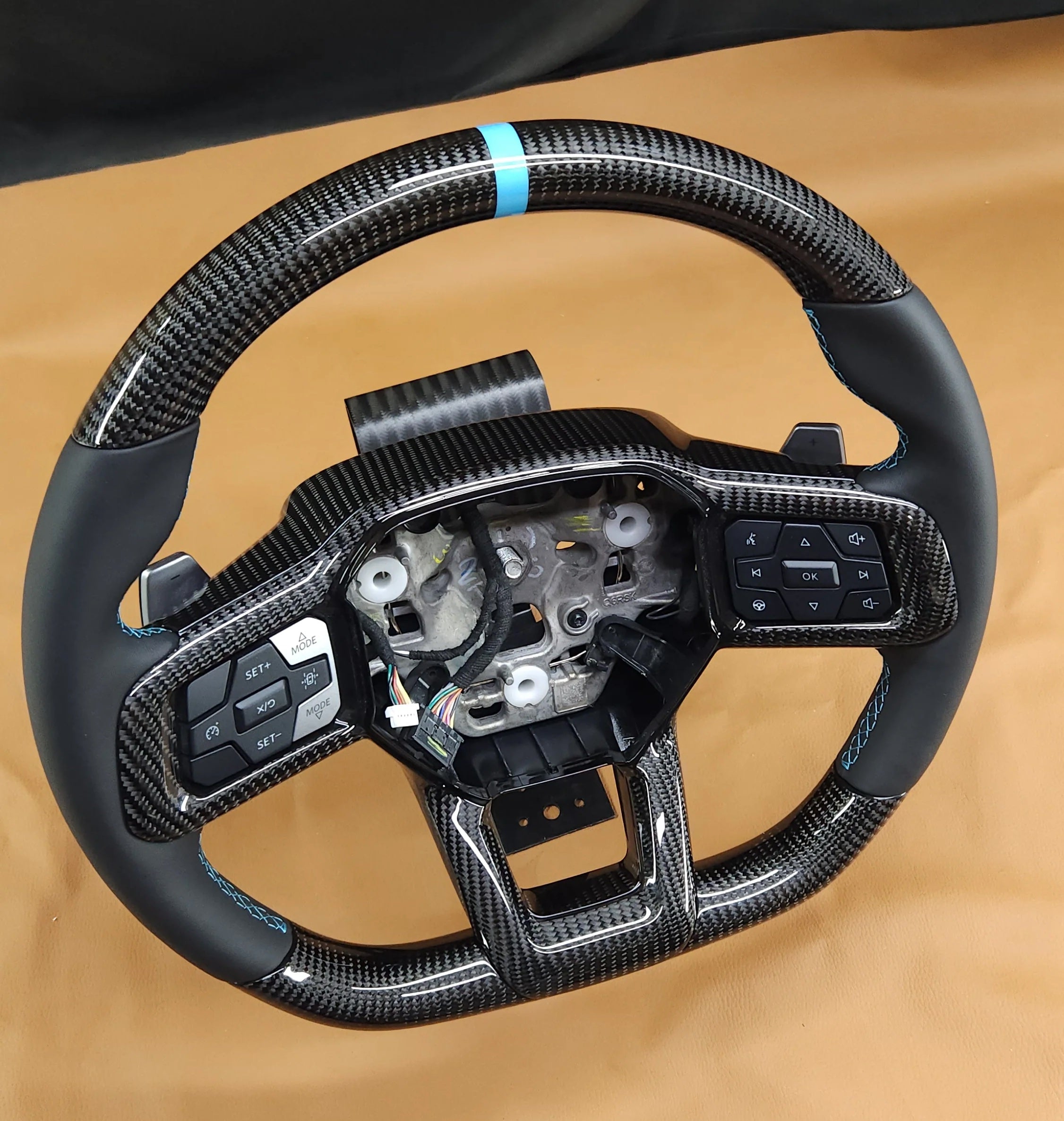 2024+ Mustang S650 Carbon Fiber Steering Wheels