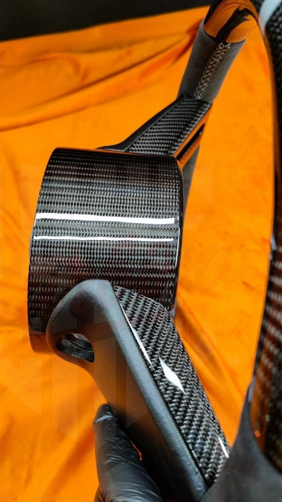 2005-2009 Mustang S197 Carbon Fiber Steering Wheel - by ukiecarbon.com