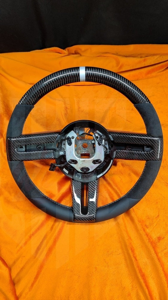 2005-2009 Mustang S197 Carbon Fiber Steering Wheel - by ukiecarbon.com