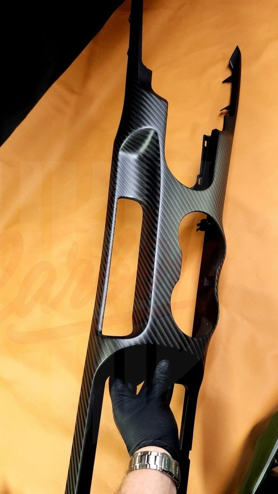 2015-2023 Mustang S550 4x4 Twill Matte Carbon Fiber Center Console - by ukiecarbon.com