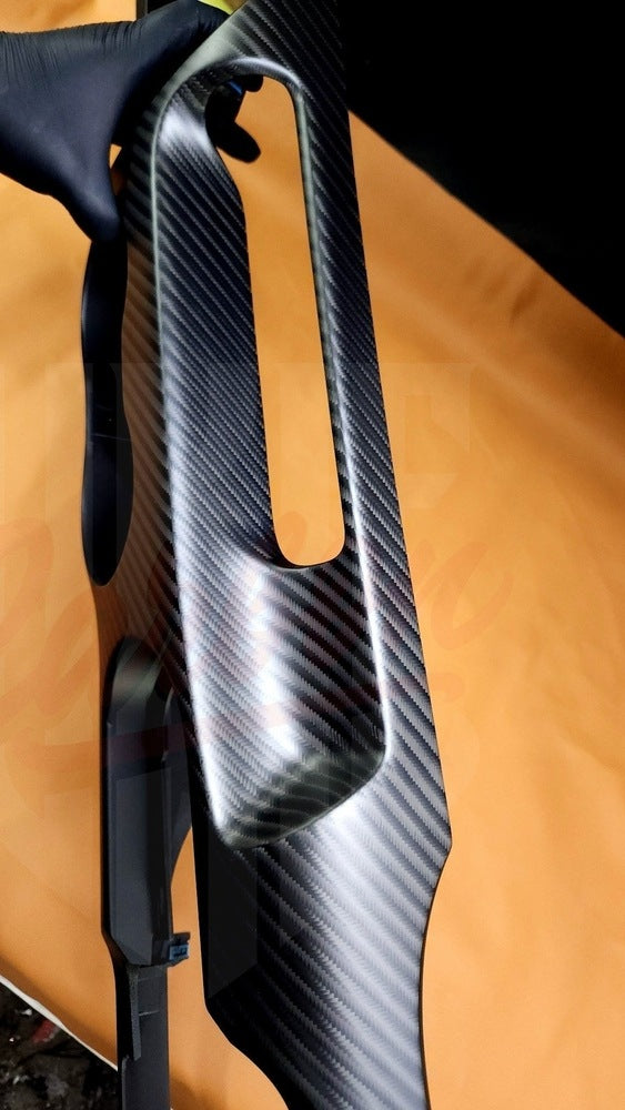 2015-2023 Mustang S550 4x4 Twill Matte Carbon Fiber Center Console - by ukiecarbon.com