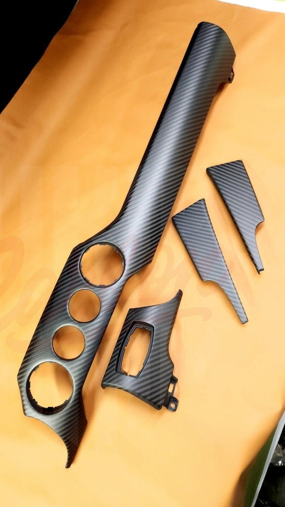 2015-2023 Mustang S550 4x4 Twill Matte Carbon Fiber Dashboard Trim - by ukiecarbon.com