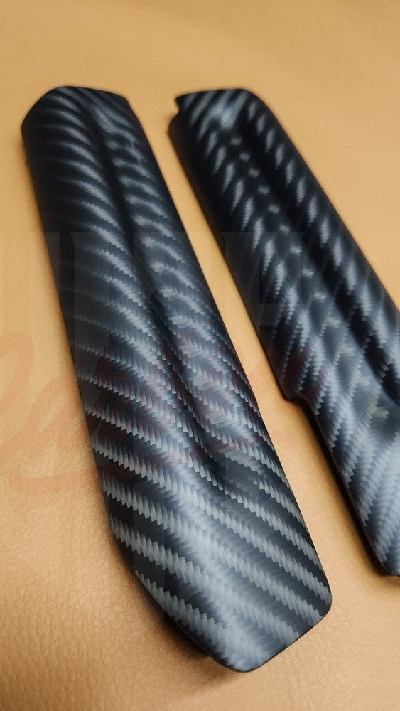 2015-2023 Mustang S550 4x4 Twill Matte Carbon Fiber Door Handle - by ukiecarbon.com