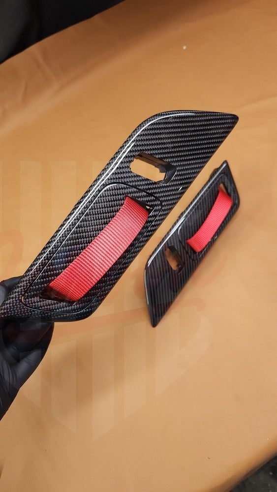 2015-2023 S550 Mustang Carbon Fiber GT3 Style Active Door Handle - by ukiecarbon.com