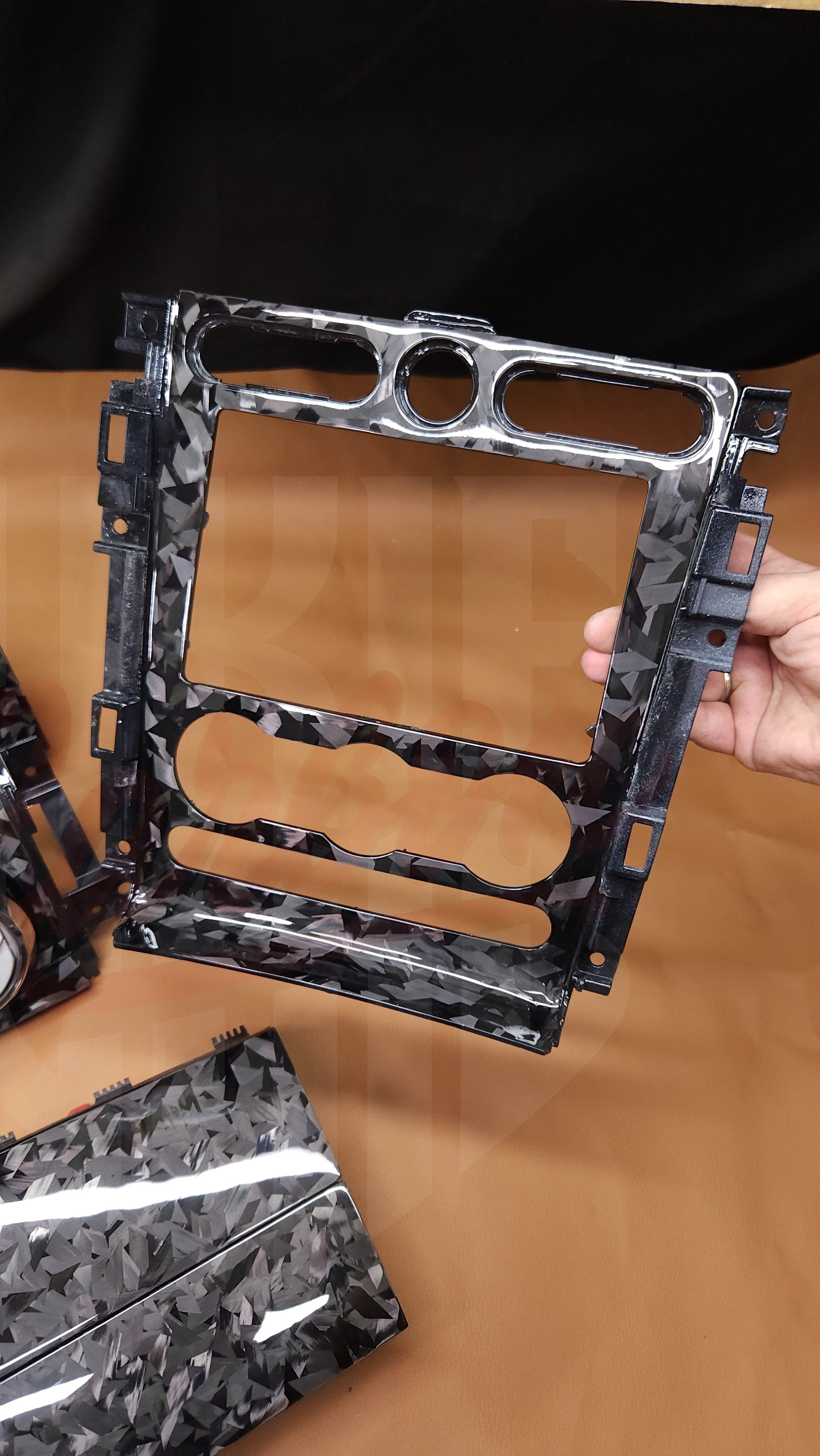 2005-2009 Mustang S197 Forged Carbon Fiber Radio Bezel