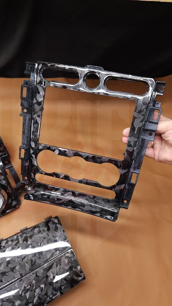 2005-2009 Mustang S197 Forged Carbon Fiber Radio Bezel - by ukiecarbon.com