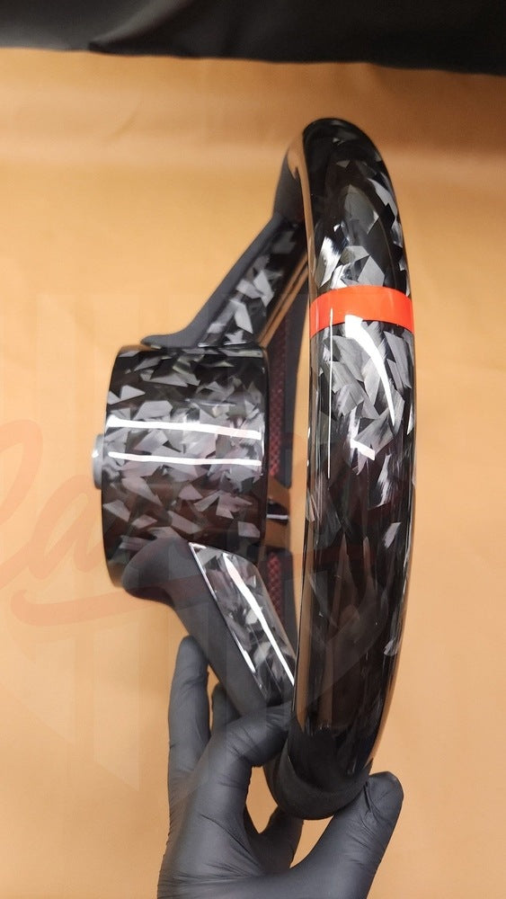 2005-2009 Mustang S197 Forged Carbon Fiber Steering Wheel - by ukiecarbon.com