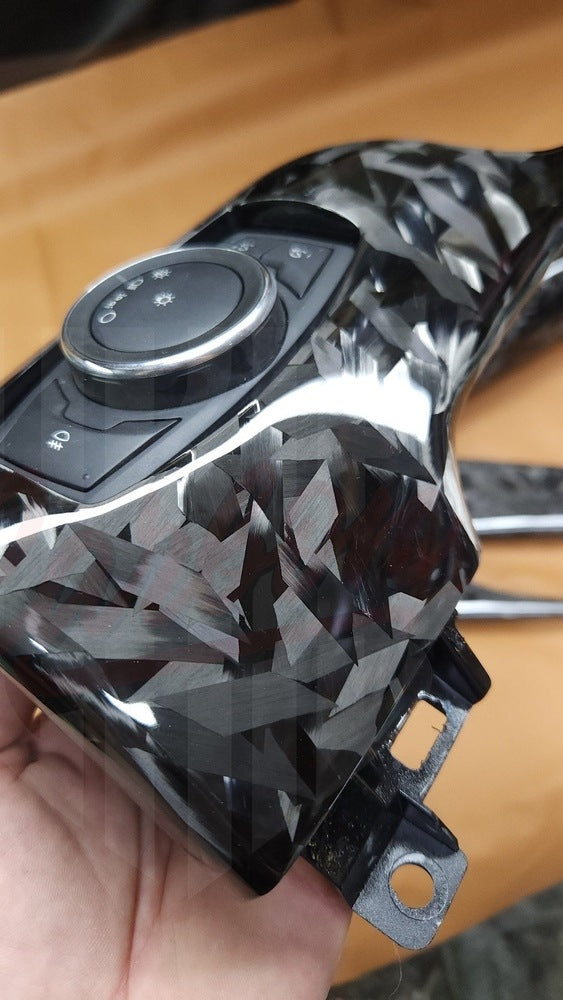 2015-2023 Mustang S550 Forged Carbon Fiber Performance Dashboard Trim - by ukiecarbon.com
