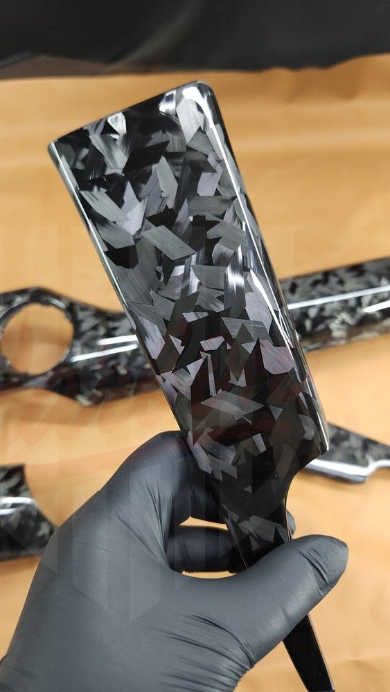 2015-2023 Mustang S550 Forged Carbon Fiber Performance Dashboard Trim - by ukiecarbon.com