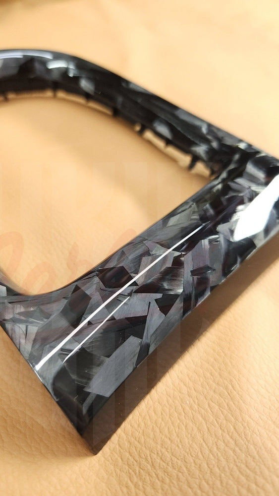 2015-2023 Mustang S550 Forged Carbon Fiber Shifter Bezel - by ukiecarbon.com