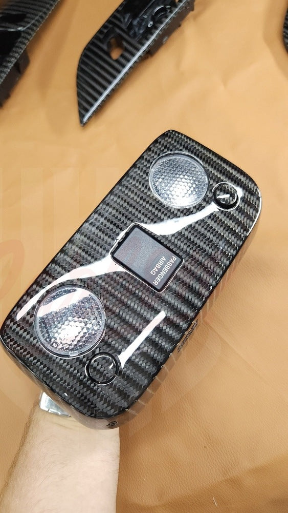 2015-2023 Mustang S550 Wide Twill Carbon Fiber Dome Lighs - by ukiecarbon.com