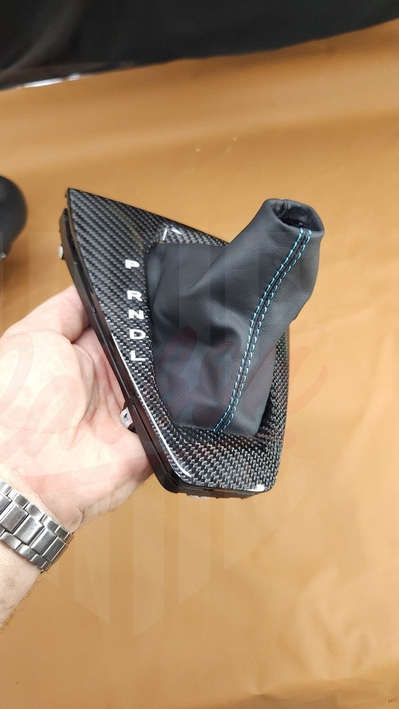 2024 Mustang S650 Carbon Fiber Shifter Bezel - by ukiecarbon.com