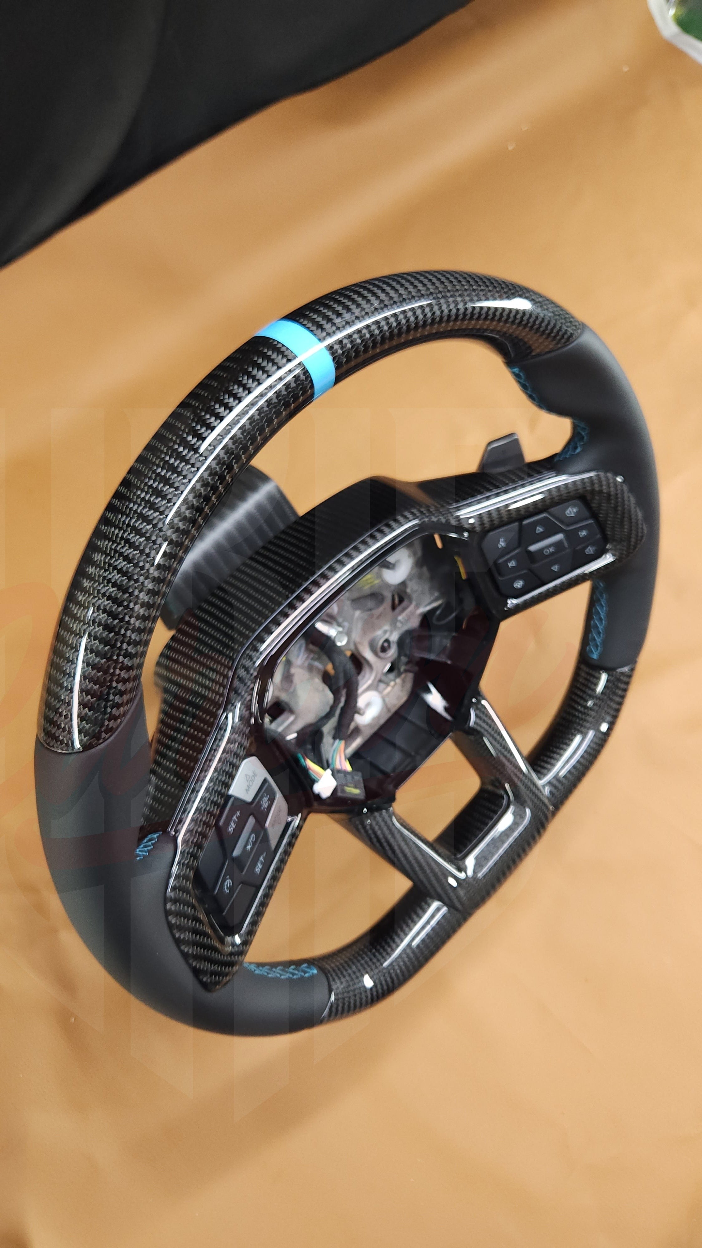2024+ Mustang S650 Carbon Fiber Steering Wheel