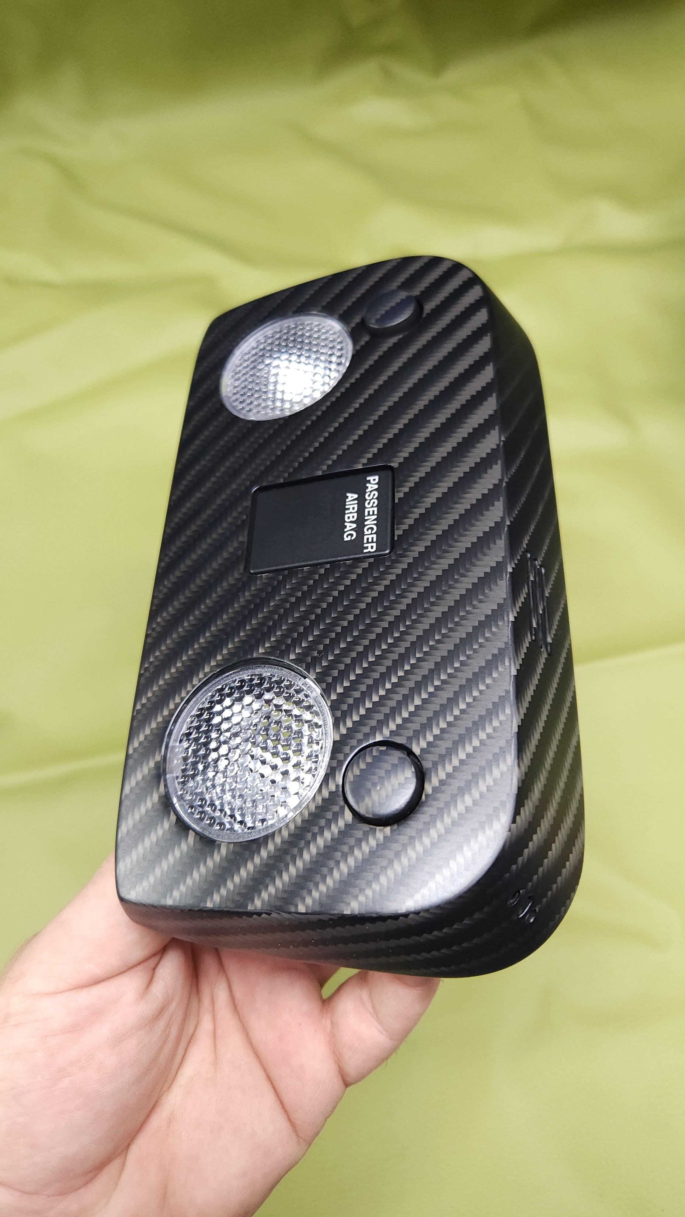 2015-2023 Mustang S550 4x4 Twill Matte Carbon Fiber Dome Light