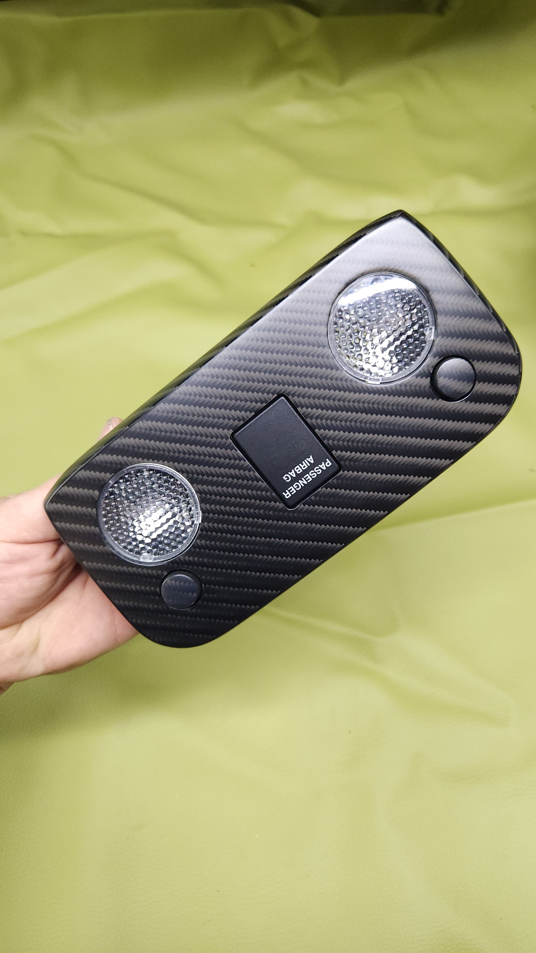 2015-2023 Mustang S550 4x4 Twill Matte Carbon Fiber Dome Light