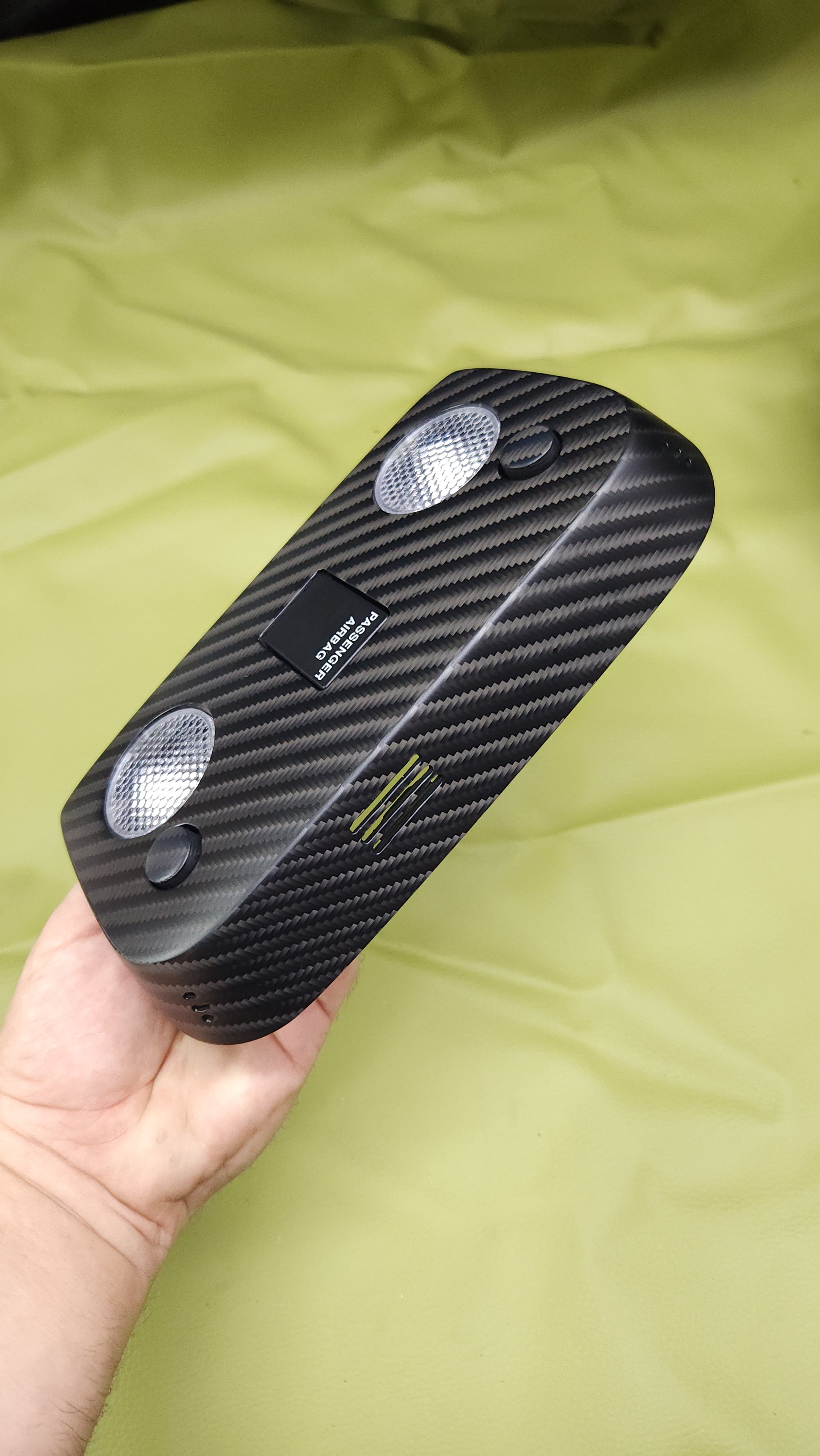 2015-2023 Mustang S550 4x4 Twill Matte Carbon Fiber Dome Light