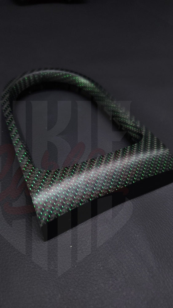 2015-2023 Mustang S550 Matte Reflective Green Carbon Fiber Shifter Bezel - by ukiecarbon.com