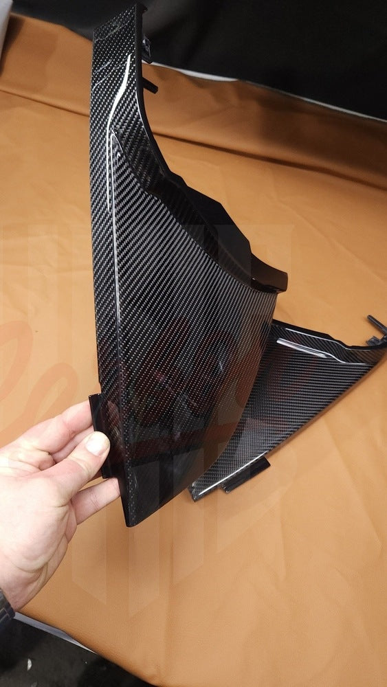 2005-2009 Mustang S197 Carbon Fiber Radio Bezel Side Trim Panels - by ukiecarbon.com