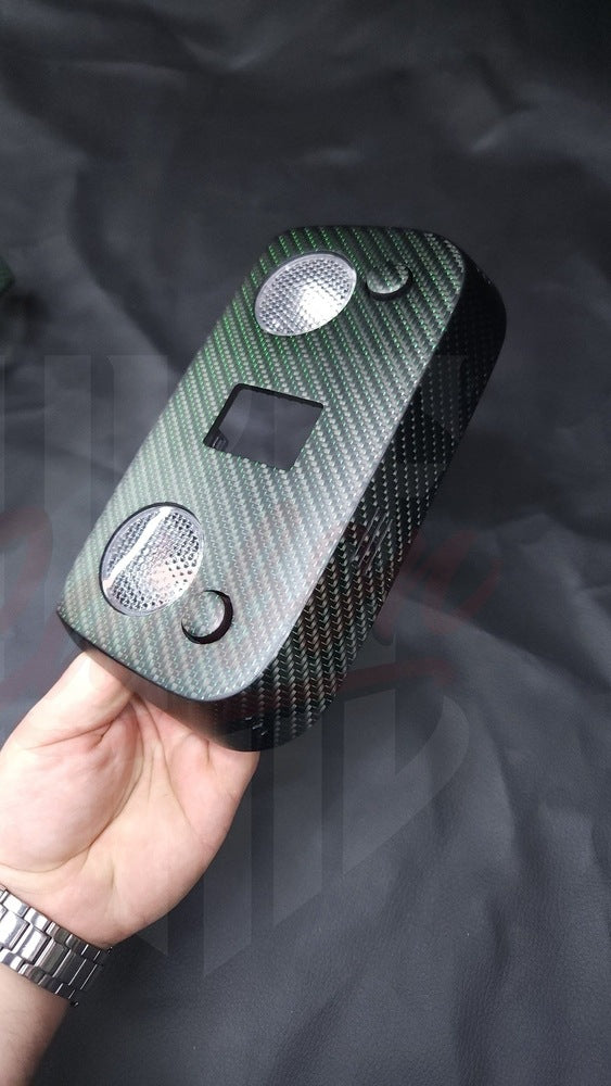 2015-2023 Mustang S550 Matte Green Reflective Carbon Fiber Dome Lights - by ukiecarbon.com