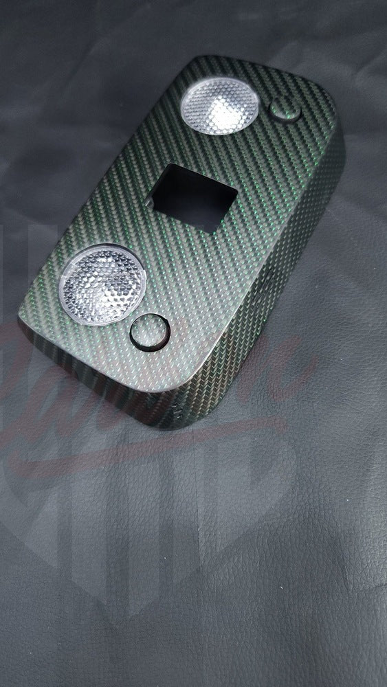 2015-2023 Mustang S550 Matte Green Reflective Carbon Fiber Dome Lights - by ukiecarbon.com