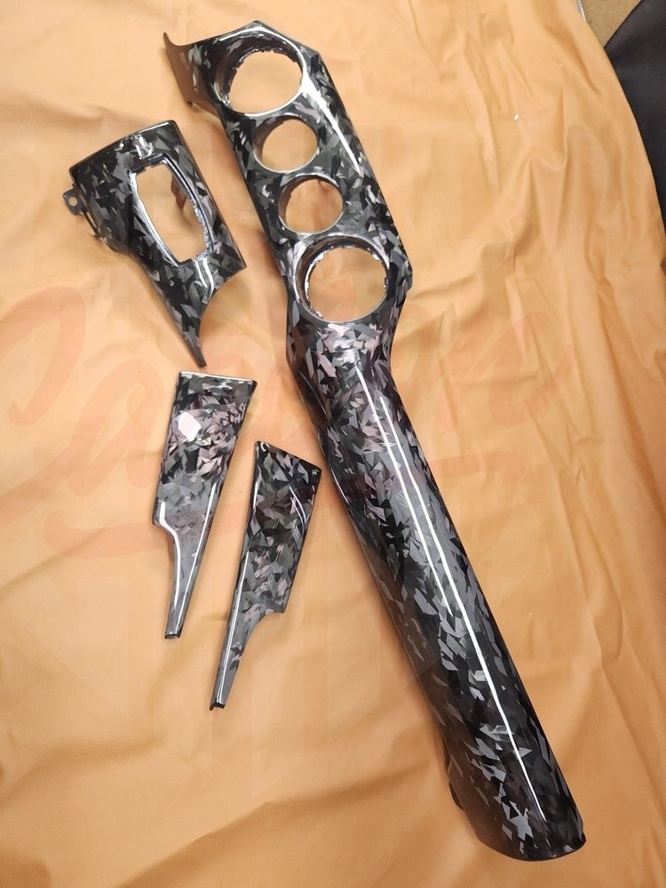 2015-2023 Mustang S550 Forged Carbon Fiber Performance Dashboard Trim - by ukiecarbon.com