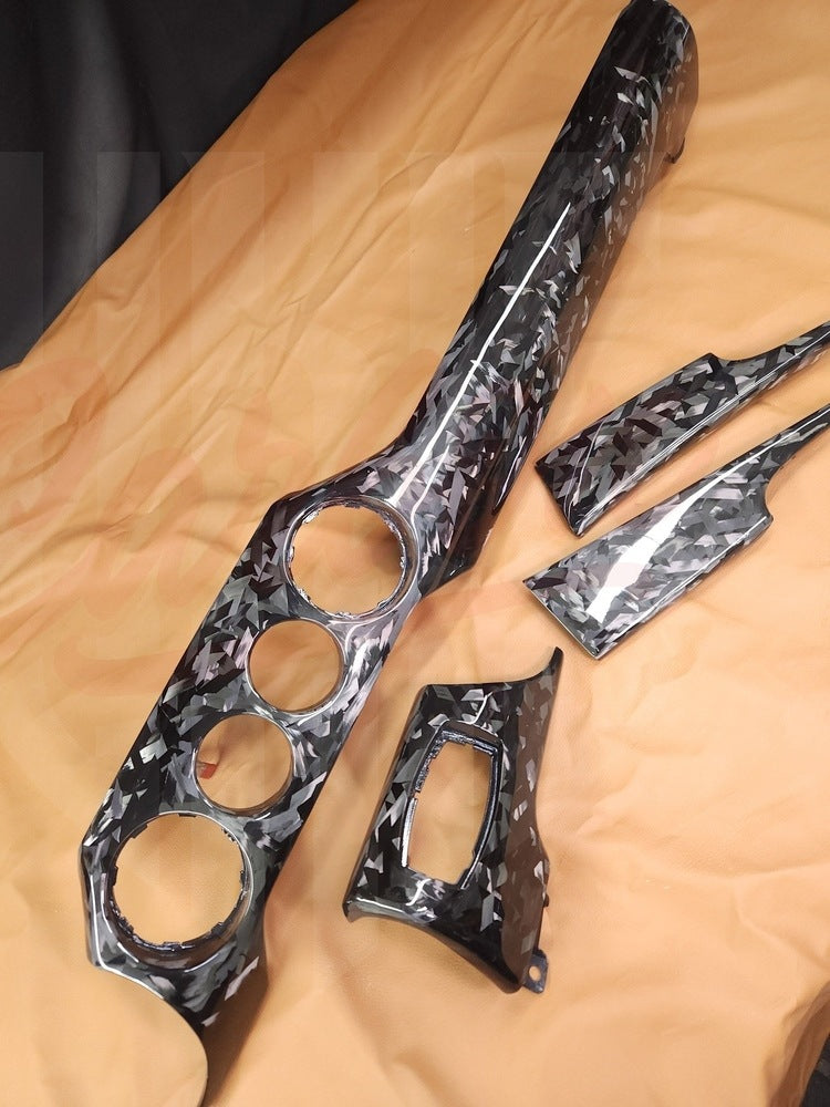 2015-2023 Mustang S550 Forged Carbon Fiber Performance Dashboard Trim - by ukiecarbon.com