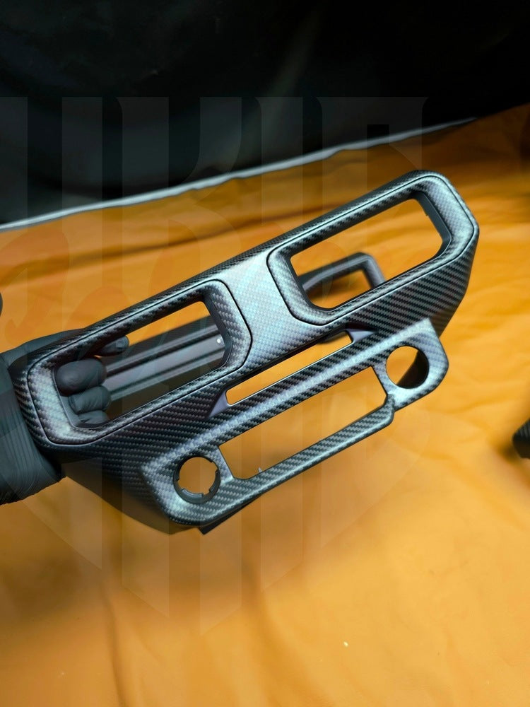 2024+ Mustang S650 Matte Carbon Fiber CENTER DASH AIR VENT GRILL - by ukiecarbon.com