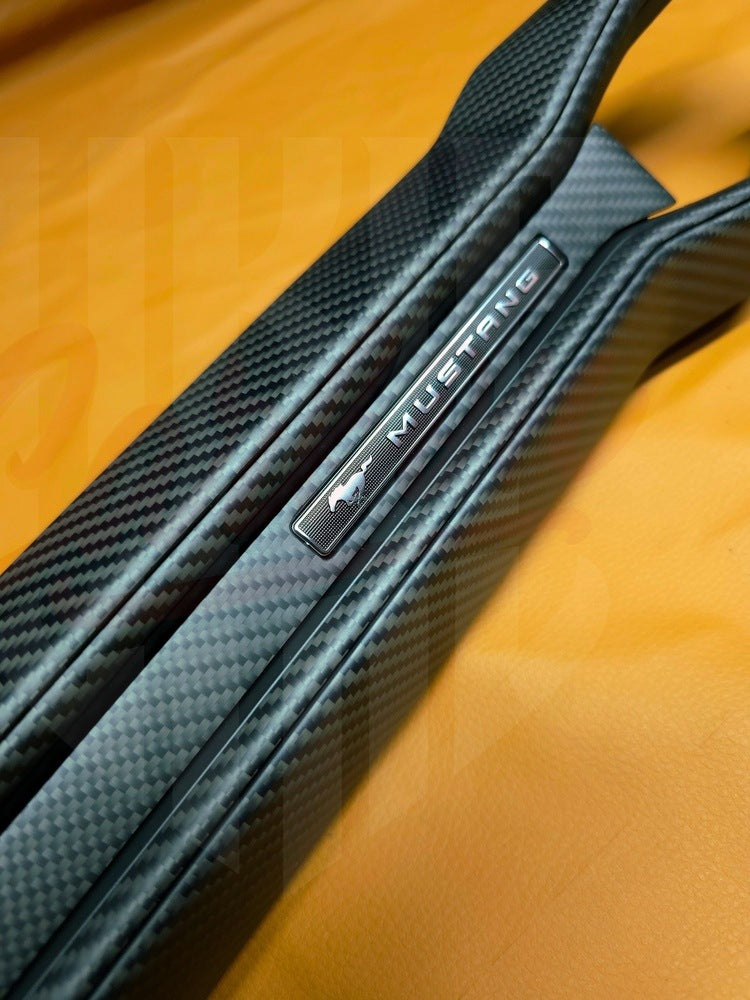 2024+ Mustang S650 Matte Carbon Fiber Dashboard Trim - by ukiecarbon.com