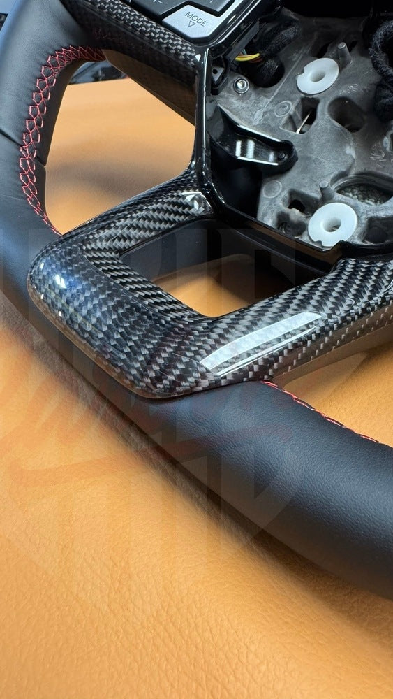 2024+ Mustang S650 Carbon Fiber Steering Wheel - by ukiecarbon.com