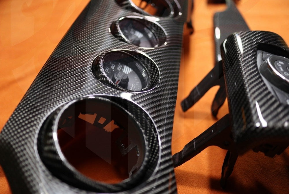 2015-2023 S550 Mustang Carbon Fiber Performance Dashboard Trim - by ukiecarbon.com
