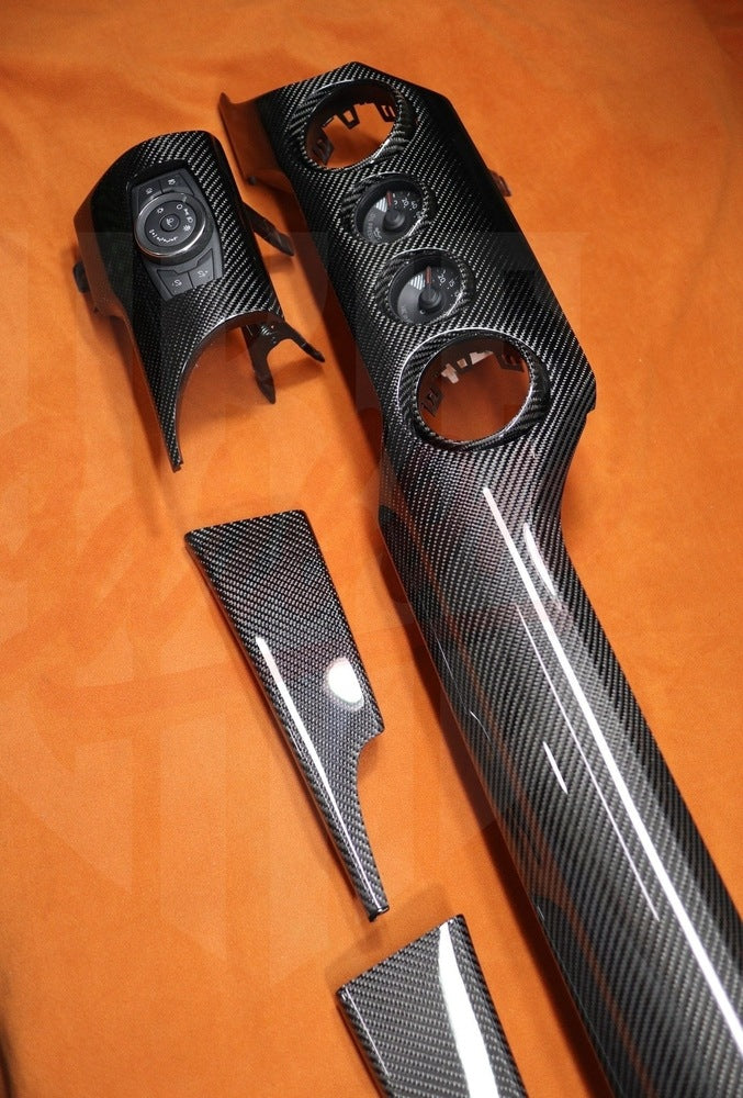 2015-2023 S550 Mustang Carbon Fiber Performance Dashboard Trim - by ukiecarbon.com