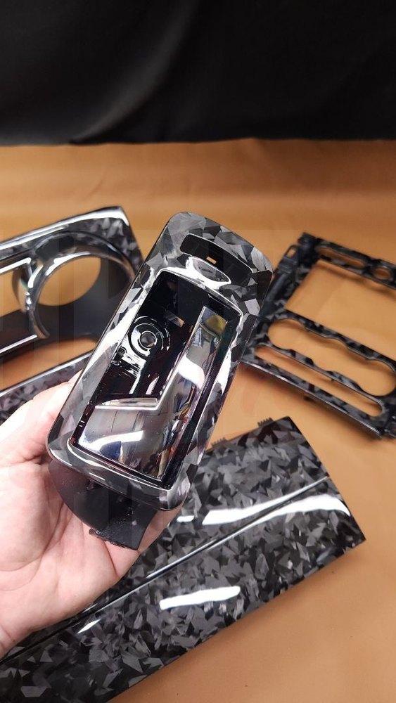 2005-2009 Mustang S197 Forged Carbon Fiber Door Handle - by ukiecarbon.com