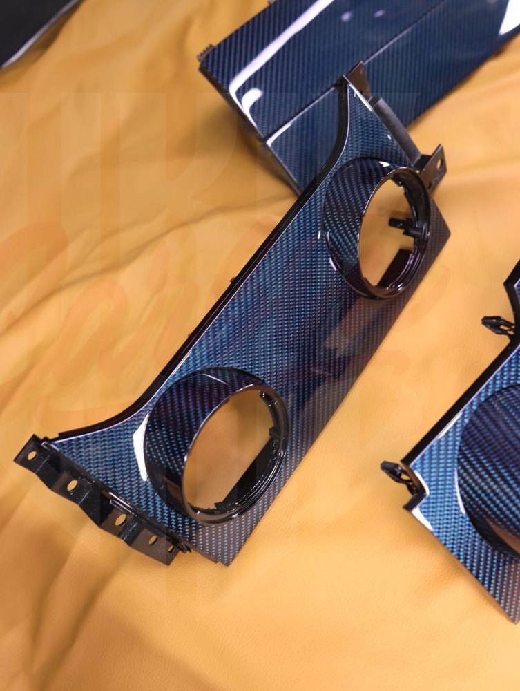 2005-2009 Mustang S197 Blue Carbon Fiber Dashboard Trim - by ukiecarbon.com