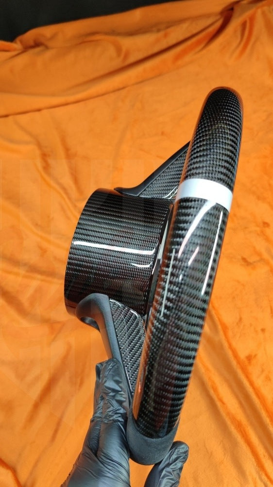 2005-2009 Mustang S197 Carbon Fiber Steering Wheel - by ukiecarbon.com