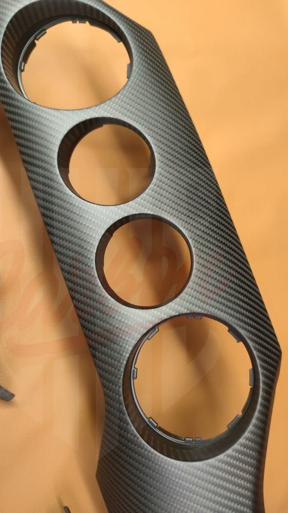 2015-2023 S550 Mustang Matte Carbon Fiber Performance Dashboard Trim - by ukiecarbon.com
