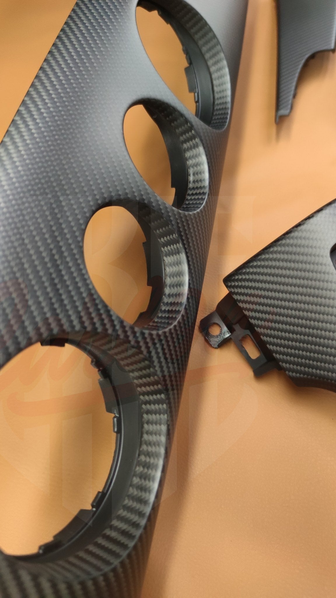2015-2023 S550 Mustang Matte Carbon Fiber Performance Dashboard Trim