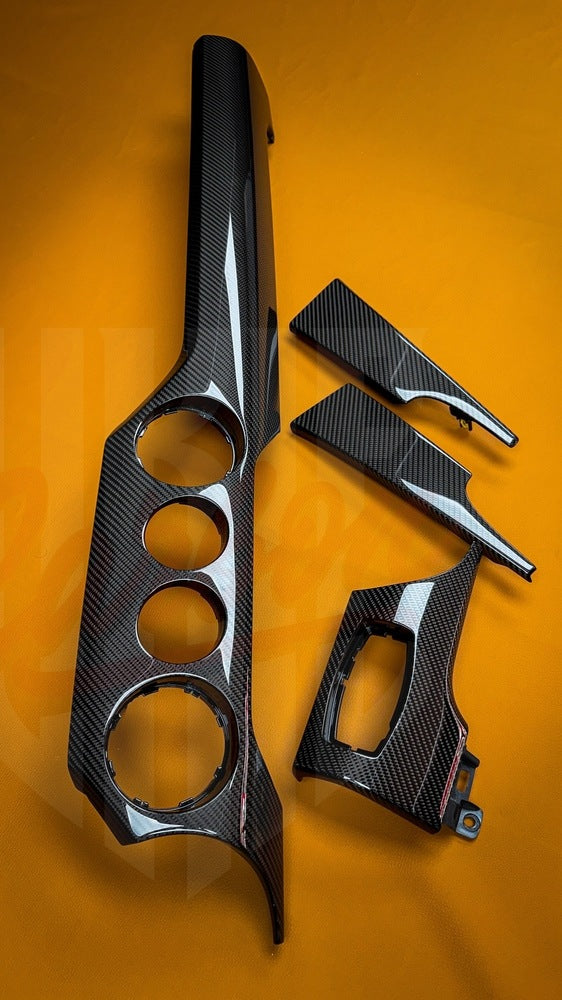 2015-2023 S550 Mustang Carbon Fiber Performance Dashboard Trim - by ukiecarbon.com