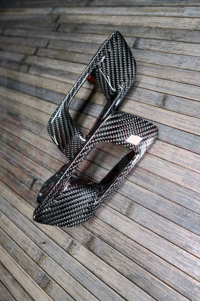 2024 Mustang S650 Carbon Fiber Door Handel Latches - by ukiecarbon.com