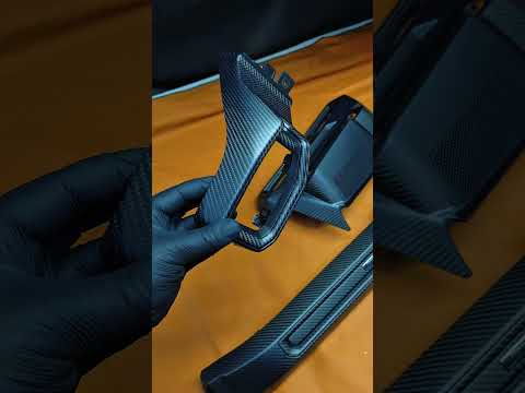 2024+ Mustang S650 Matte Carbon Fiber CENTER DASH AIR VENT GRILL