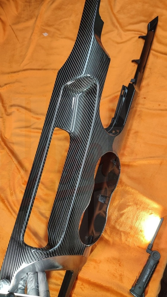 2015-2023 Mustang S550 Gloss Carbon Fiber Center Console - by ukiecarbon.com
