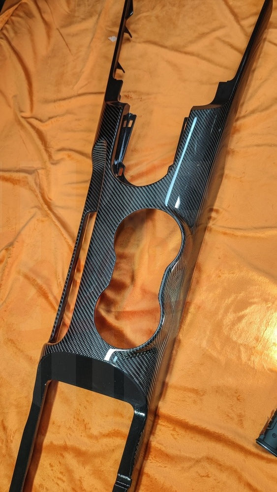 2015-2023 Mustang S550 Gloss Carbon Fiber Center Console - by ukiecarbon.com