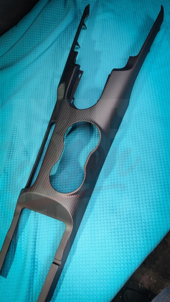 2015-2023 Mustang S550 Matte Carbon Fiber Center Console - by ukiecarbon.com