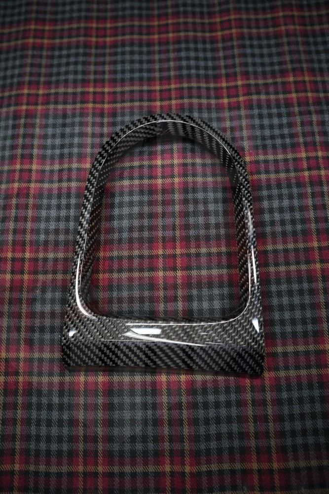 2015-2023 Mustang S550 Carbon Fiber Shifter Bezel - by ukiecarbon.com