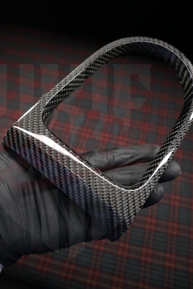 2015-2023 Mustang S550 Carbon Fiber Shifter Bezel - by ukiecarbon.com