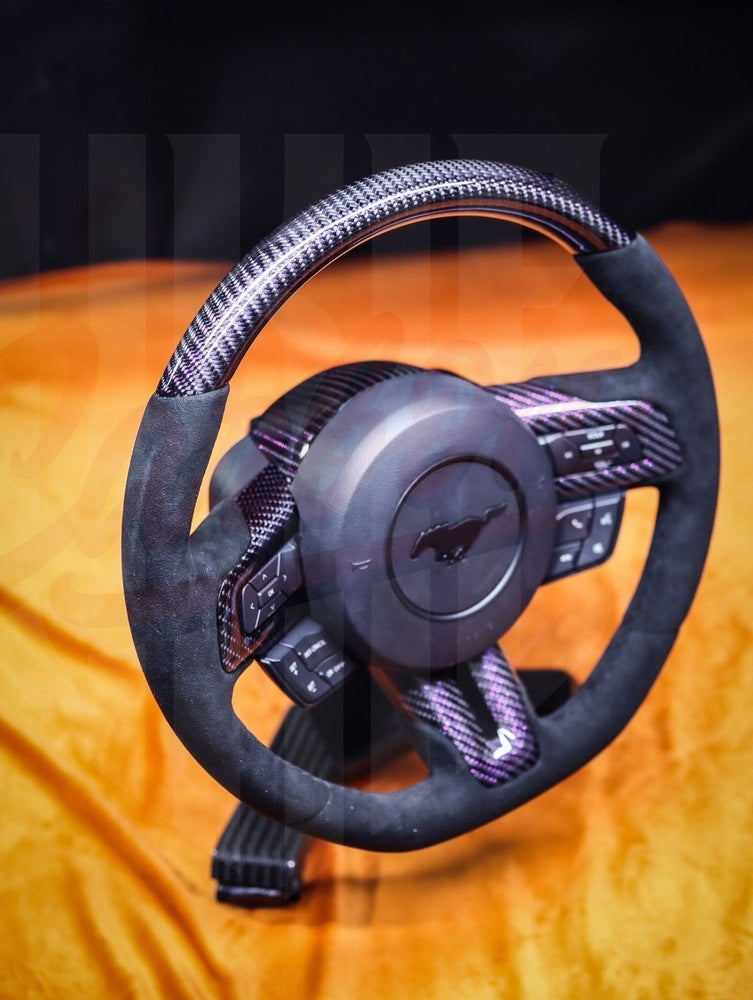 2015-2023 Mustang S550 PURPLE REFLECTED CARBON FIBER - by ukiecarbon.com