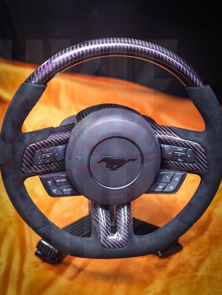 2015-2023 Mustang S550 PURPLE REFLECTED CARBON FIBER - by ukiecarbon.com