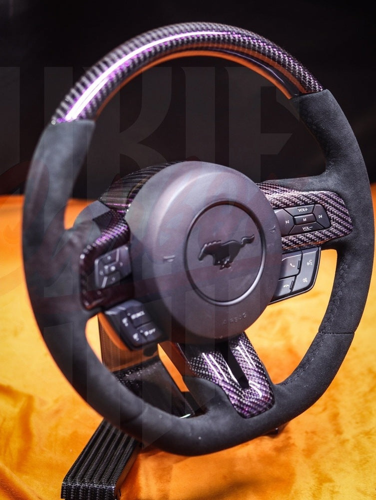 2015-2023 Mustang S550 PURPLE REFLECTED CARBON FIBER - by ukiecarbon.com
