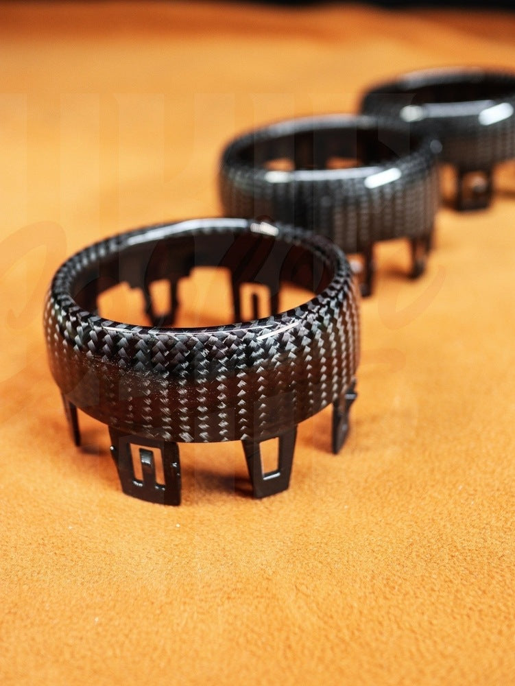 2015-2023 Mustang S550 Carbon Fiber Air Vents Bezels - by ukiecarbon.com