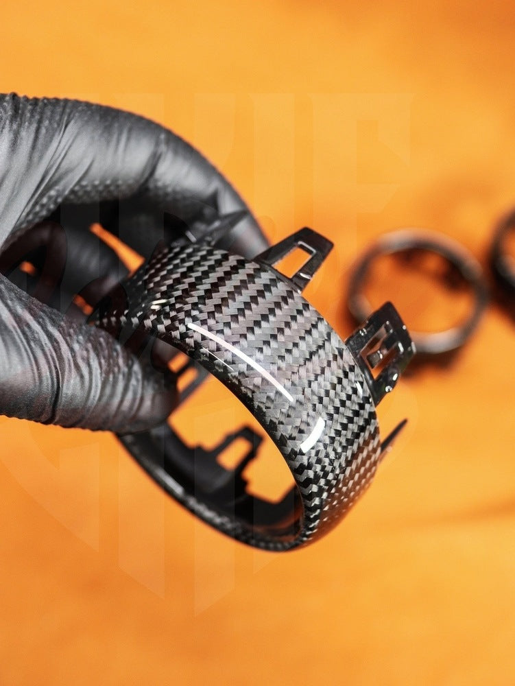 2015-2023 Mustang S550 Carbon Fiber Air Vents Bezels - by ukiecarbon.com