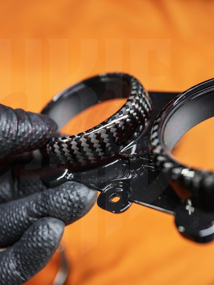 2015-2023 Mustang S550 Carbon Fiber Performance Air/Gauges Vents Bezels - by ukiecarbon.com